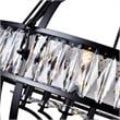 CWI Lighting Arkansas 6 Light Traditional Metal Chandelier in Black
