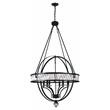 CWI Lighting Arkansas 6 Light Traditional Metal Chandelier in Black