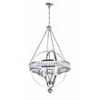 CWI Lighting Arkansas 6 Light Traditional Metal Chandelier in Chrome