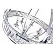 CWI Lighting Arkansas 6 Light Traditional Metal Chandelier in Chrome
