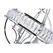 CWI Lighting Arkansas 6 Light Traditional Metal Chandelier in Chrome