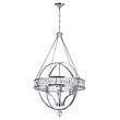 CWI Lighting Arkansas 6 Light Traditional Metal Chandelier in Chrome