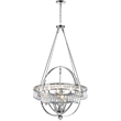 CWI Lighting Arkansas 12 Light Traditional Metal Chandelier in Chrome