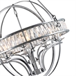 CWI Lighting Arkansas 12 Light Traditional Metal Chandelier in Chrome