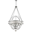 CWI Lighting Arkansas 12 Light Traditional Metal Chandelier in Chrome