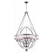 CWI Lighting Arkansas 12 Light Traditional Metal Chandelier in Chrome