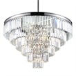 CWI Lighting Weiss 5 Light Down Transitional Metal Mini Chandelier in Chrome