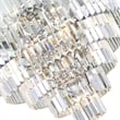 CWI Lighting Weiss 5 Light Down Transitional Metal Mini Chandelier in Chrome