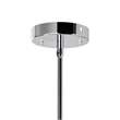 CWI Lighting Weiss 5 Light Down Transitional Metal Mini Chandelier in Chrome