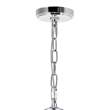 CWI Lighting Esia 4 Light Traditional Metal Chandelier in Chrome