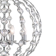 CWI Lighting Esia 8 Light Traditional Metal Chandelier in Chrome