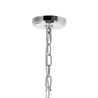 CWI Lighting Esia 8 Light Traditional Metal Chandelier in Chrome