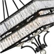 CWI Lighting Shalia 8 Light Traditional Metal Chandelier in Black