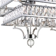 CWI Lighting Shalia 16 Light Traditional Metal Island Chandelier in Chrome