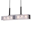 CWI Lighting Assunta 6 Light Contemporary Metal Chandelier in Black