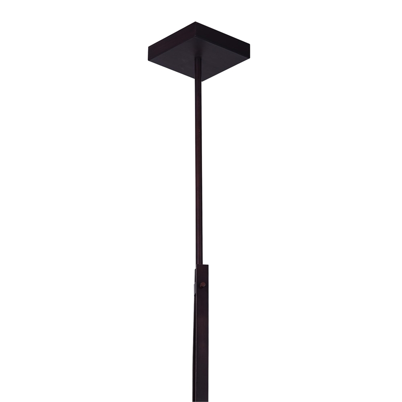CWI Lighting Assunta 1 Light Contemporary Metal Pendant in Black