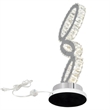 CWI Lighting Balanced Transitional Metal LED Table Lamp in Chrome