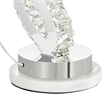 CWI Lighting Balanced Transitional Metal LED Table Lamp in Chrome