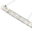 CWI Lighting Ring Transitional Metal LED Chandelier in Chrome
