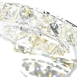 CWI Lighting Ring Transitional Metal LED Wall Sconce in Chrome