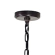 CWI Lighting Campechia 12 Light Up Farmhouse Metal Chandelier in Brown