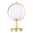 CWI Lighting Da Vinci 1 Light Contemporary Metal Table Lamp in Brass