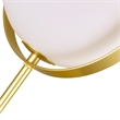 CWI Lighting Da Vinci 1 Light Contemporary Metal Table Lamp in Brass