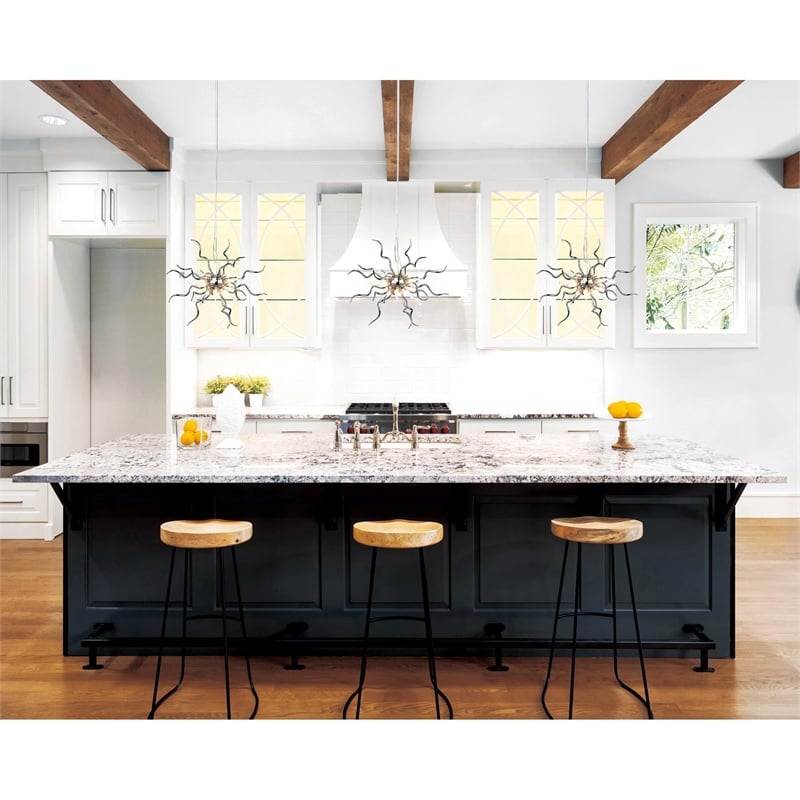 CWI Lighting Twist 15 Light Contemporary Metal Chandelier in Chrome