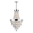 CWI Lighting Vast 13 Light Down Transitional Metal Chandelier in Chrome