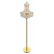 CWI Lighting Empire 8 Light Transitional Metal Floor Lamp in Gold