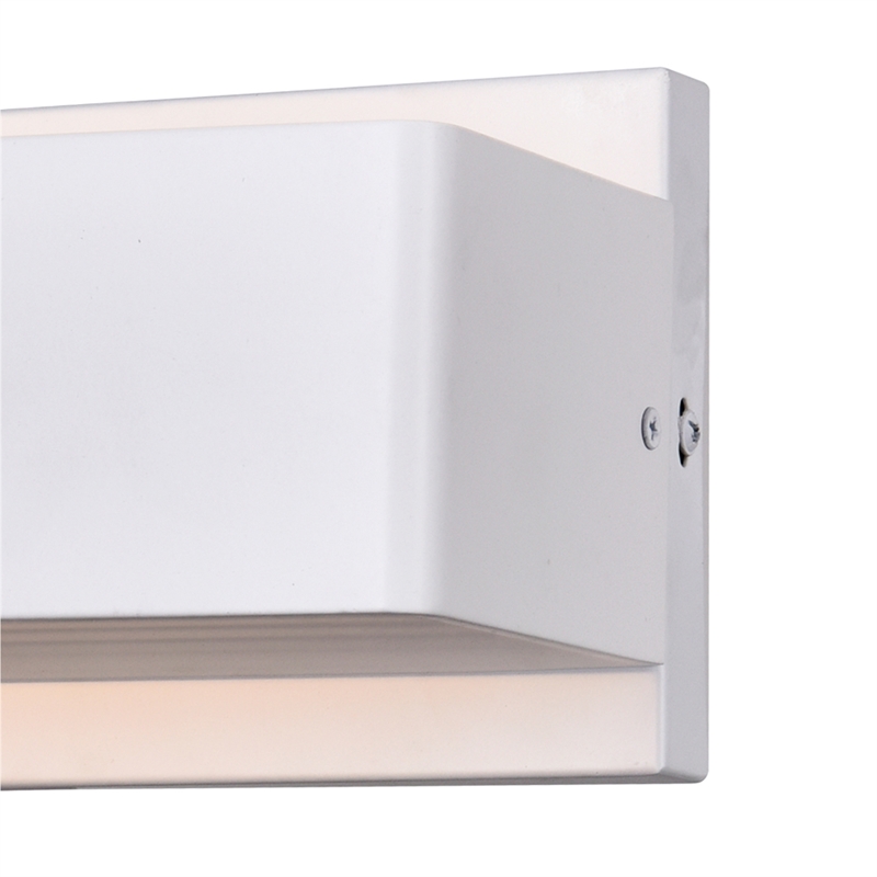 CWI Lighting Lilliana Contemporary Metal LED Wall Sconce in White