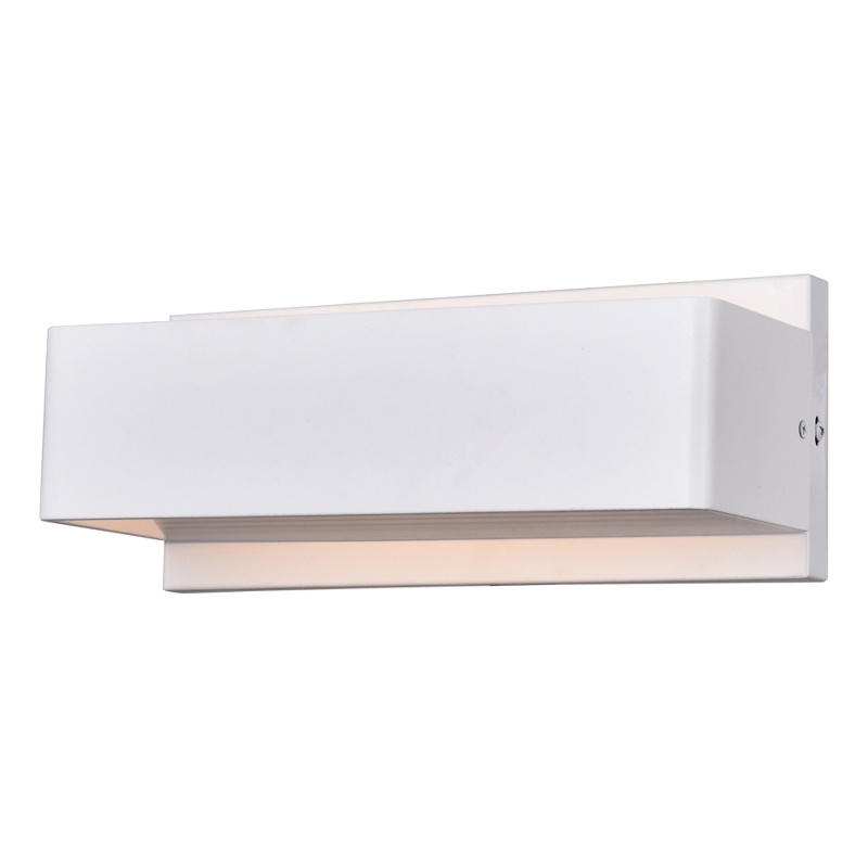CWI Lighting Lilliana Contemporary Metal LED Wall Sconce in White