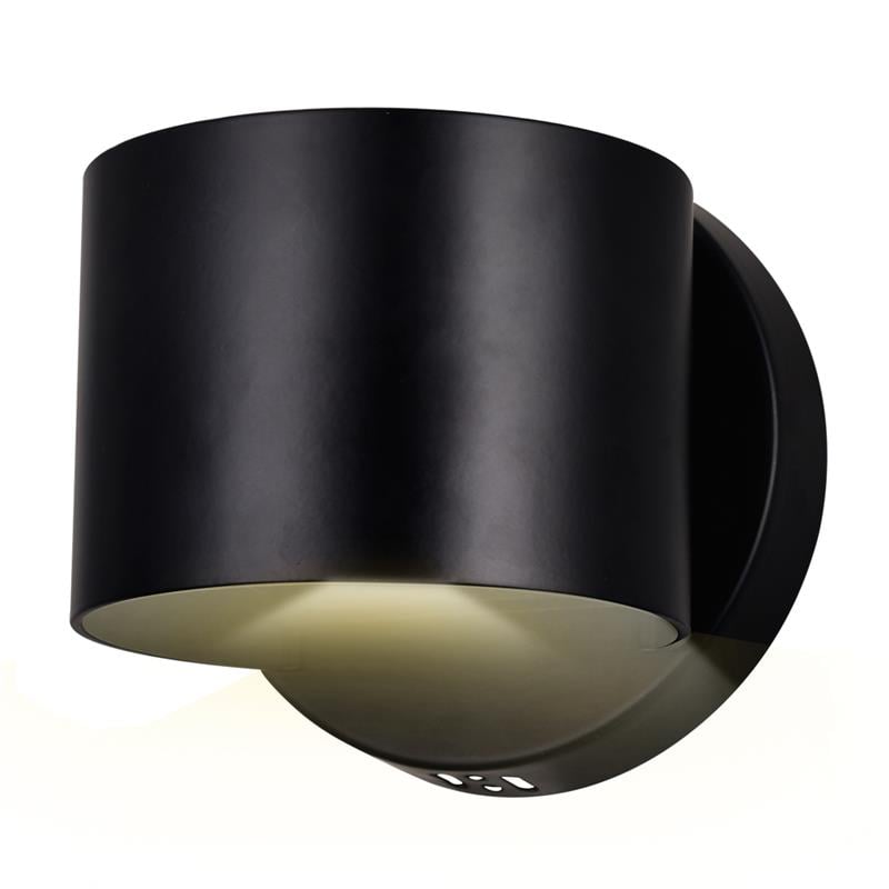 CWI Lighting Lilliana Contemporary Metal LED Wall Sconce in Black