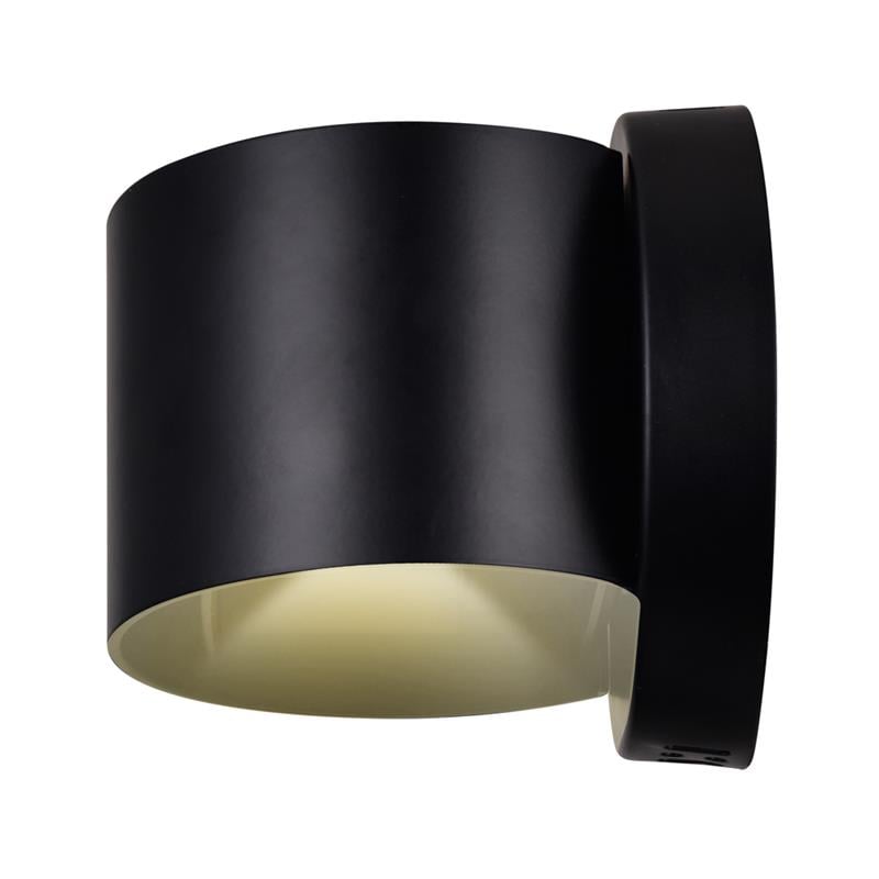 CWI Lighting Lilliana Contemporary Metal LED Wall Sconce in Black