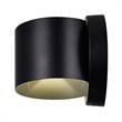 CWI Lighting Lilliana Contemporary Metal LED Wall Sconce in Black