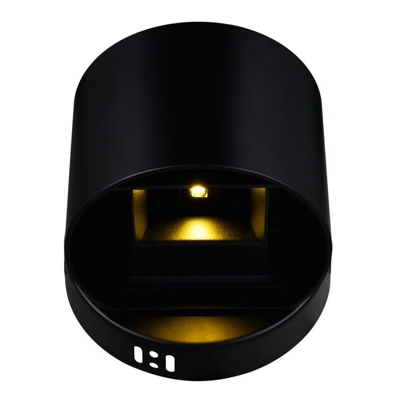CWI Lighting Lilliana Contemporary Metal LED Wall Sconce in Black