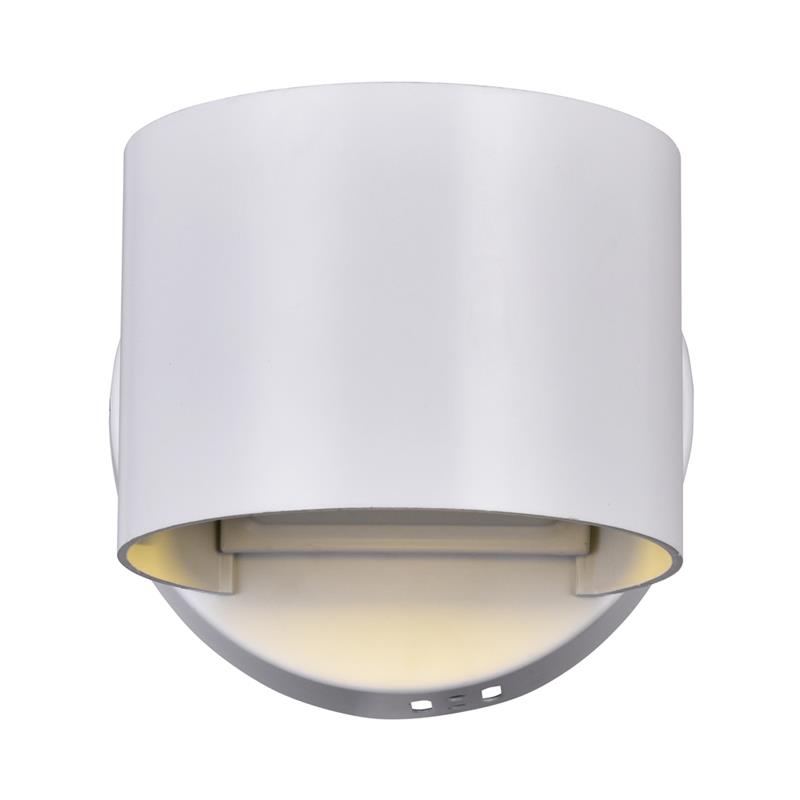 CWI Lighting Lilliana Contemporary Metal LED Wall Sconce in White