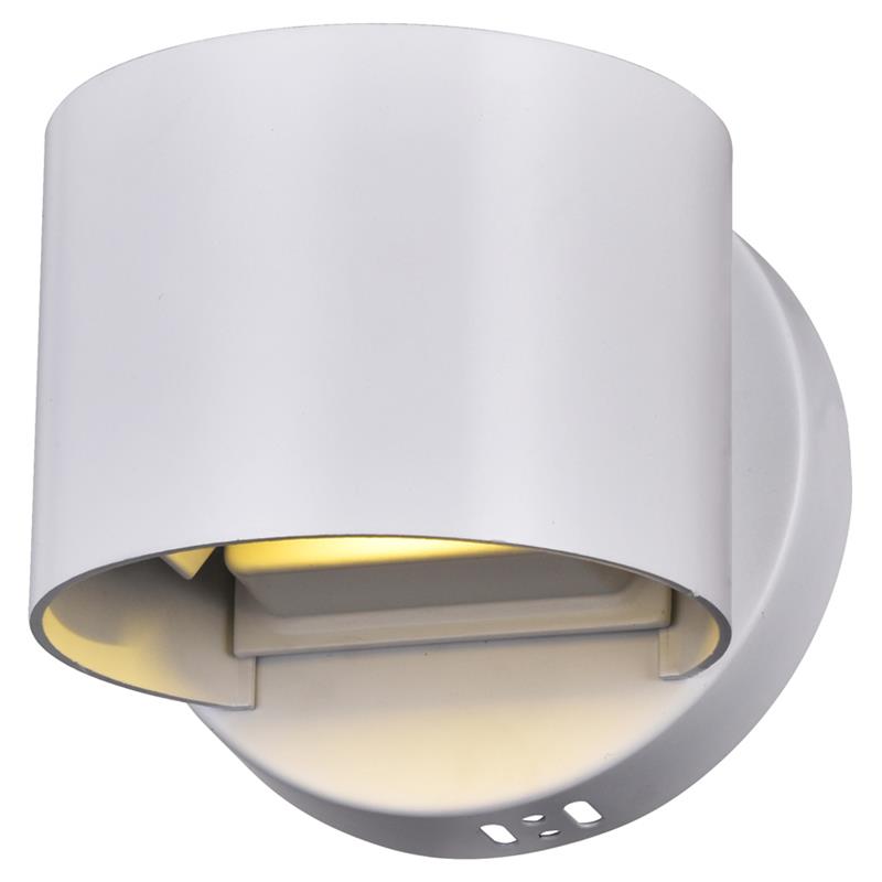 CWI Lighting Lilliana Contemporary Metal LED Wall Sconce in White