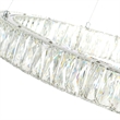 CWI Lighting MadelineContemporary Metal LED Integrated Chandelier in Chrome