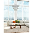 CWI Lighting MadelineContemporary Metal LED Integrated Chandelier in Chrome