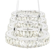 CWI Lighting MilanTransitional Metal LED Chandelier in Chrome