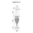 CWI Lighting Robin 3 Light Down Transitional Metal Chandelier in Chrome