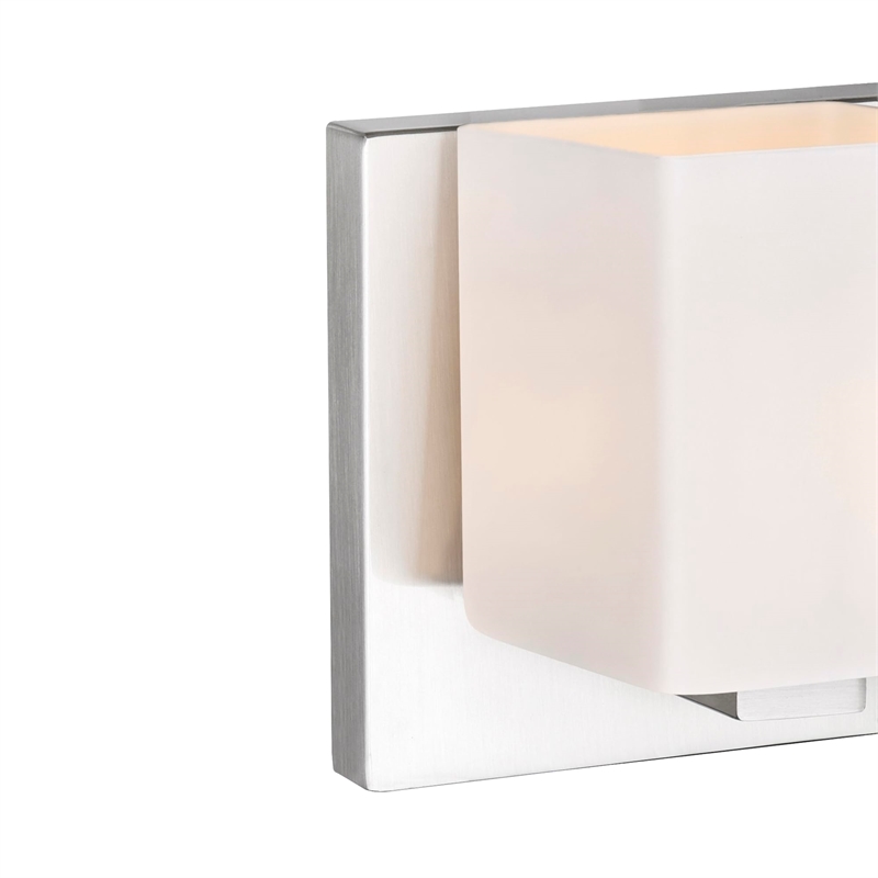 CWI Lighting 4 Light Contemporary Metal Bathroom Sconce in Satin Nickel