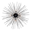 CWI Lighting Savannah 8 Light Metal Indoor Flush Mount in Black
