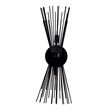 CWI Lighting Savannah 2 Light Metal Indoor Wall Sconce in Black