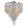CWI Lighting Daisy 13 Light Metal Indoor Flush Mount in Chrome