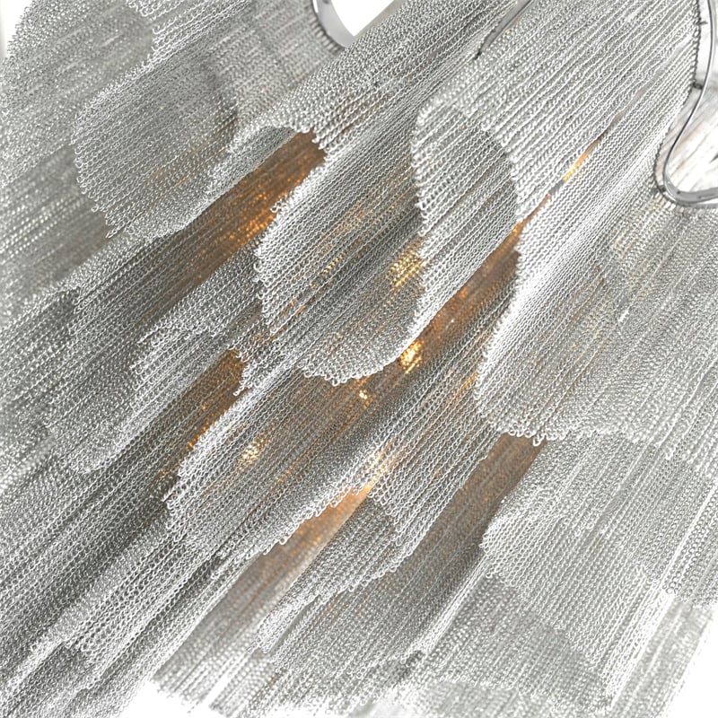 CWI Lighting Daisy 16 Light Contemporary Metal Down Chandelier in Chrome