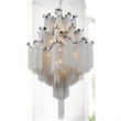 CWI Lighting Daisy 17 Light Transitional Metal Down Chandelier in Chrome