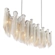 CWI Lighting Daisy 7 Light Transitional Metal Down Chandelier in Chrome