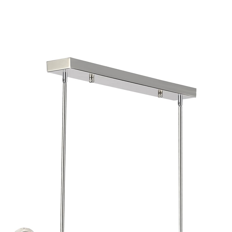 CWI Lighting Daisy 7 Light Transitional Metal Down Chandelier in Chrome